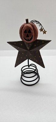 Rare Suzi Skoglund Blossom Bucket Pumpkin Star Tree Topper