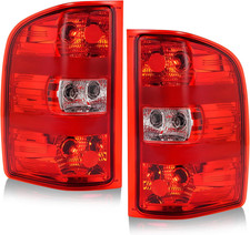 2007-14 Silverado 1500 2500HD 3500HD Sierra 3500 Tail Light Pair  Compatible Repl