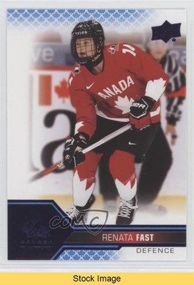 2022 Upper Deck Team Canada Juniors Women's WC Blue Renata Fast #68 READ 18wb
