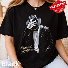 Michael Jackson King of Pop T-Shirt Retro Graphic Tee Unisex