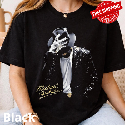 Michael Jackson King of Pop T-Shirt Retro Graphic Tee Unisex | eBay