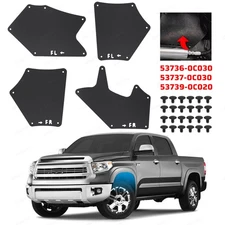 Splash Shield Guards Mud Flaps Fender Liner for Toyota Tundra Sequoia 2007-2020