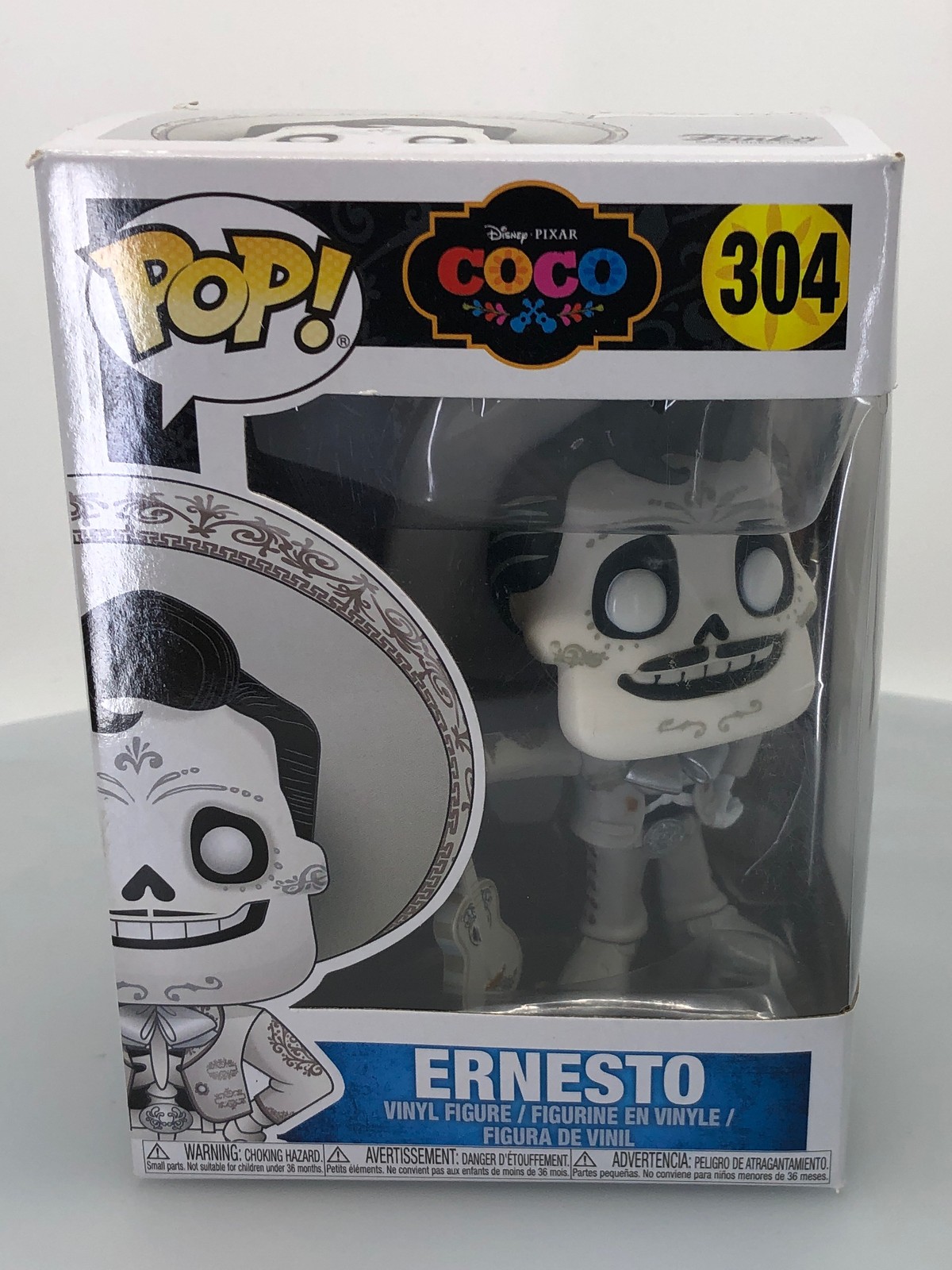 Funko Pop! Disney Pixar Coco Ernesto De La Cruz #304 Hot Topic Exclusive Damaged