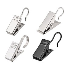 Curtain Clips with Hooks Metal for Drapery Photos and Home Decoration 30/50pcs