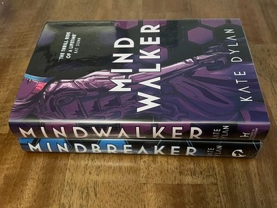 Mindwalker + Mindbreaker by Kate Dylan Goldsboro Signed HC Lot 622/2000 122/500
