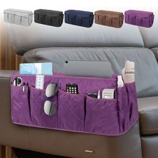 TV Remote Control Organizer Holder for Sofa Chair Arm Rest 14 Pocket Bag