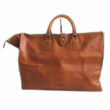 GOLD PFEIL Leather Large Capacity Bag Made in Germany Brown  from Japan