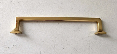 Alno A950-6-PB Millennium 6'' Center to Center Solid Brass Cabinet Handle Pull