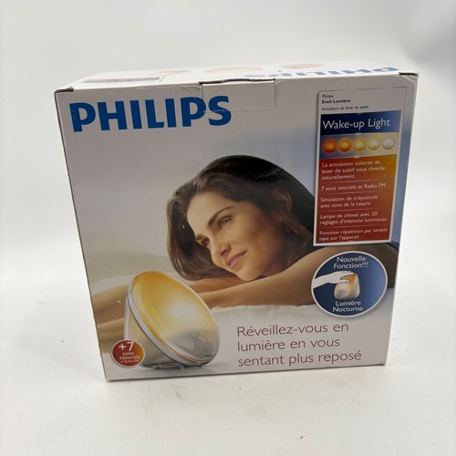 Philips Wake-Up Light Therapy Alarm Clock Sunrise Simulation Open Box - Picture 4 of 7