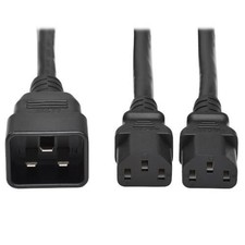 6FT C20 to Dual C13 Y Power Cable for Bitmain...