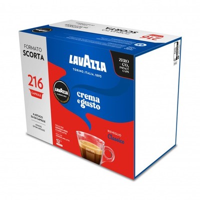 Lavazza A Modo Mio Crema E Gusto 216 Kapseln Maschine