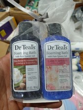 Dr Teal's Foaming Bath Holiday Gift Pack Stocking Stuffer 6 oz Add Gift Mssg