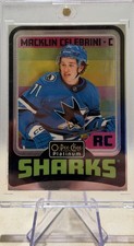 2024 O-Pee-Chee Platinum Retro Rookies Rainbow Macklin Celebrini #R91 Rookie RC