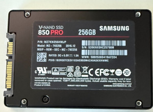 256GB Samsung 850 PRO 2,5" SATA3 6Gbps - Solid State Drive SSD 057