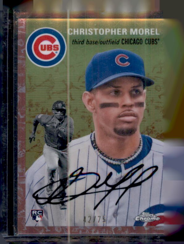 2023 TCPA #184 Christopher Morel Platinum Toile Rose Gold Refractors #/75