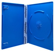 SLIM Solid Blue Color Single DVD Cases 7MM Lot