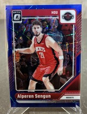 2024-25 Donruss Optic Basketball Blue Velocity Alperen Sengun #49 Rockets