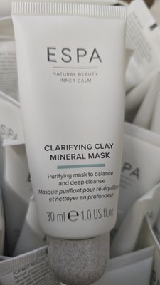 ESPA Clarifying Clay Mineral Mask TRAVEL SIZE 1 oz. / 30 ml NEW & SEALED (10pcs)