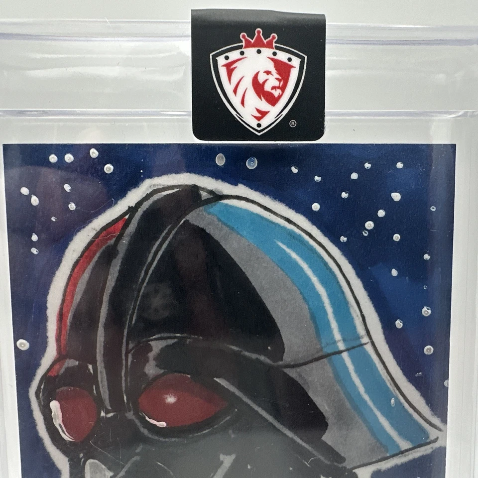 DARTH VADER TOPPS STAR WARS MASTERWORK SKETCH CARD AUTO Mike LaPeruta 1/1 - Image 4 of 4