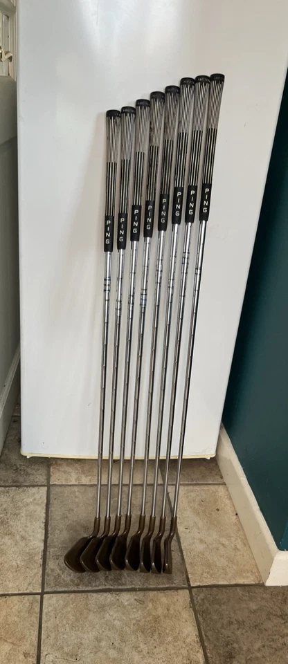 Ping Eye 2+ BeCu Beryllium Copper Irons Set (3-PW) Green Dot ZZ Lite Stiff +1/2” - Image 4 of 4