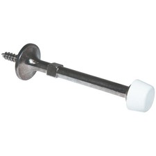 Ultra Hardware 3 In. Polished Chrome Self-Start Rigid Door Stop 61714 Ultra