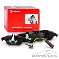 Brembo BremsbelÄGe +Warnkontakt Hinten FÜR Mercedes C-KLASSE W204 E-KLASSE C207