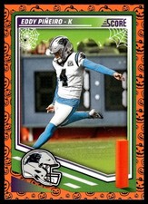 2025 Score Trick or Treat Pumpkin #58 Eddy Pineiro NM-MT Panthers ID:80084