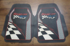Snap-on Racing Rubber Cartruck Floor Mats Set Of 2