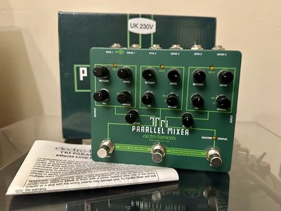 Electro-Harmonix Tri-Parallel Mixer Analog Effekte Loop Mixer & Switcher Ef...