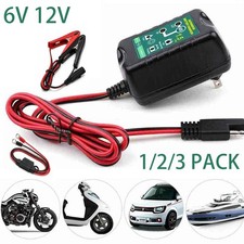 Automatic Battery Charger Maintainer Motorcycle Trickle Float For Tender 6v 12v