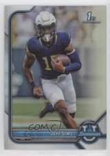 2021-22 Bowman U Chrome Prospects Jeff Sims #44 0f72