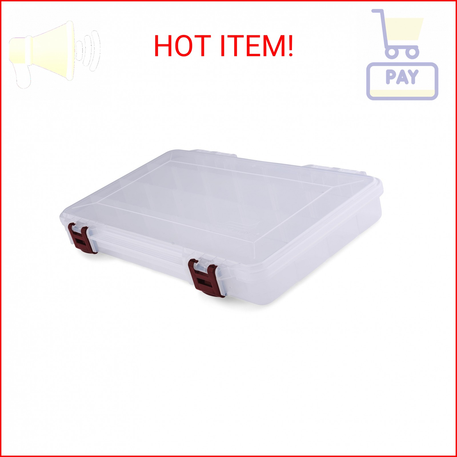 Plano 23700-02 Stowaway with Adjustable Dividers