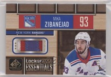 2018-19 SP Game Used Locker Essentials Premium Materials 1/5 Mika Zibanejad 0c3