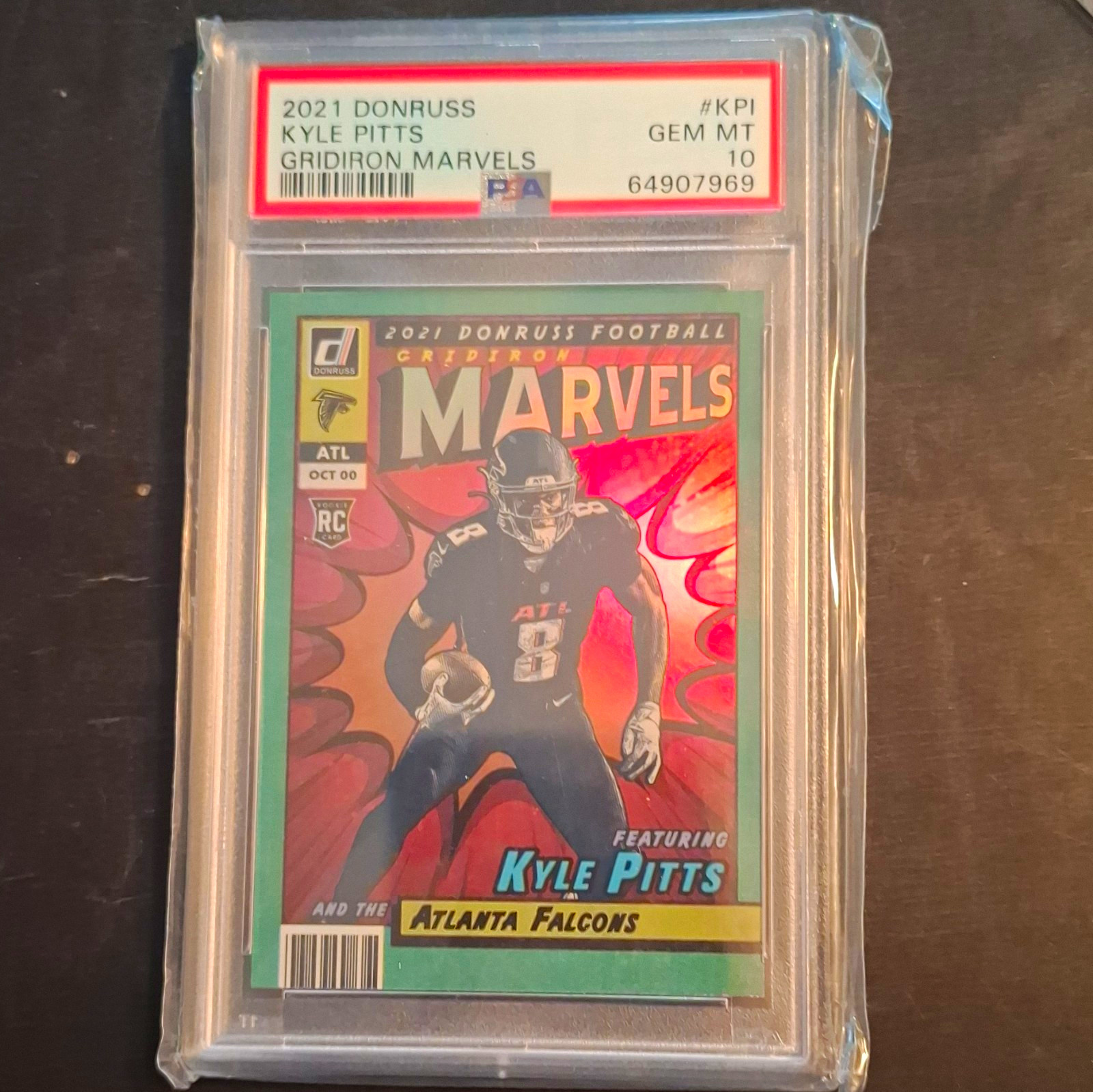 Kyle Pitts Panini Donruss Gridiron Marvels #KPI Base