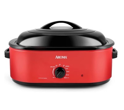 AROMA 18Qt. Roaster Oven with Self-Basting Lid, **Brand New Sealed**