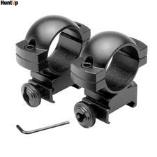 Pair 1" Scope Rings Metal Low Profile Rifle Scope Mount Ring for Picatinny Rail