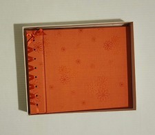 Rag  Bone Bindery Small Album 9"x12" Tangerine Cover Style 40 Acid-Free Pages