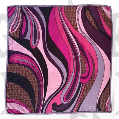 Wunderschöner Seidenschal, Emmanuelle Khan Paris, Art Deco - 90 cm