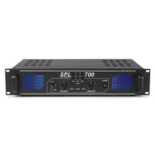 Skytec SPL700 Power Amplifier 700W Dual Channel DJ Audio Amp Rack Mount