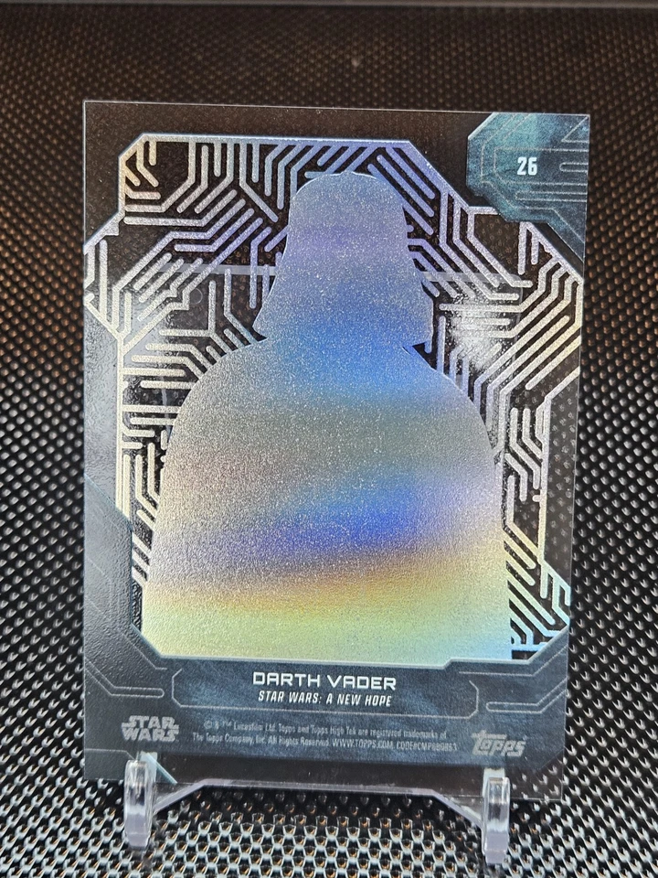 Topps Star Wars High Tek Darth Vader Diffractor - Image 2 of 2
