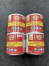 4x 21oz Earth's Best Organic Infant Baby Formula Milk Based Powder w/Iron 5/2027