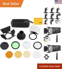 AK-R1 Magnetic Accessories Kit for Godox V1 AD200 Flash - 8 Essential Pieces