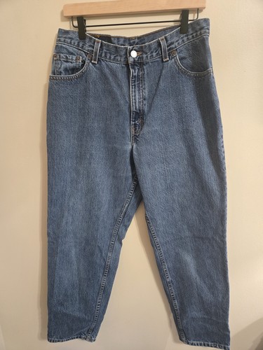 Vintage 1994 Levis 550 Made in USA Womens Jeans Size 14 Relaxed Tapered Blue