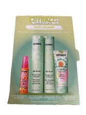 Amika The Kure Inner Strength Set Shampoo Conditioner Repair Mask Sea Buckthorn