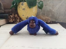 KIPLING June Monkey Keychain - Eggplant Purple 2.75"