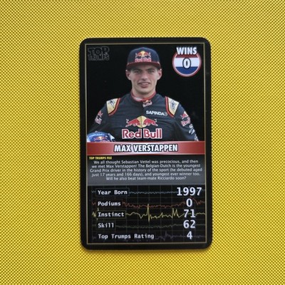 Top Trumps Formel 1 F1 RC Max Verstappen - True Rookie Card 2016 x1 Karte 