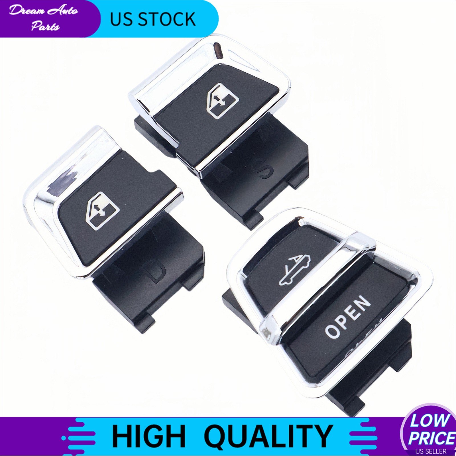 3Pcs Left Right Window Roof Open Switch Button Fits Ferrari California 2009-2014