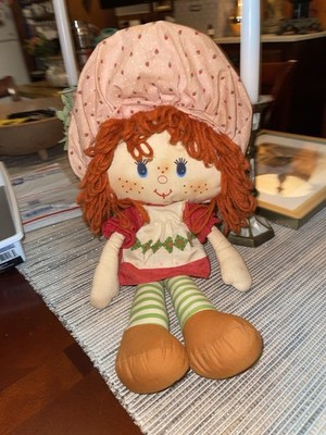 Vintage Strawberry Shortcake 1980 Plush Rag Doll Kenner American Greeting 14''