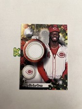 2025 Topps Holiday Elly De La Cruz 27/99 Relic Reds #PR-ED