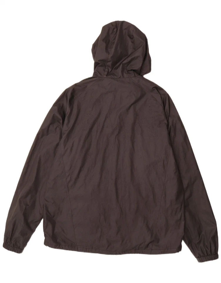 Chaqueta de lluvia con capucha para hombre FERRARI UK 42 XL negra poliéster DF07 Foto 2 de 3